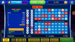 keno classic "" keno "" bingo slots "" great app "" online game screenshot 2