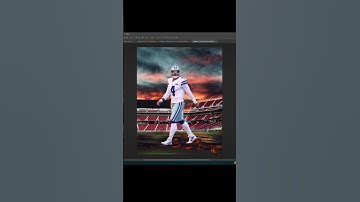 Thumbnail of Just like that! #shorts #graphicdesign #photoshop #sports #tutorial #design #nfl #short #ytshort