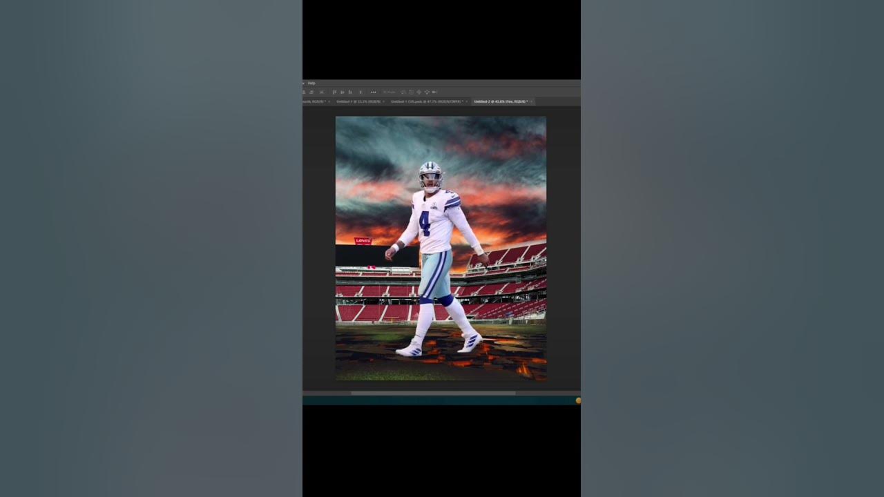 Just like that! #shorts #graphicdesign #photoshop #sports #tutorial #design #nfl #short #ytshort