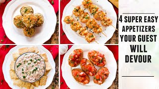 4 LastMinute APPETIZERS to Make your Holiday Party a Hit