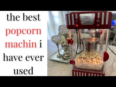 #Elite #popcorn machine the best popcorn machine I have ever used #costco