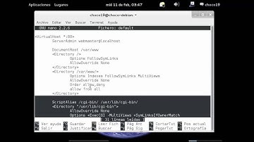 Servidor WEB Apache Debian 7 8