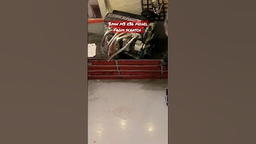 BMW E36 M3 & S50B32 ENGINE MODELS FROM SCRATCH #diy #diorama