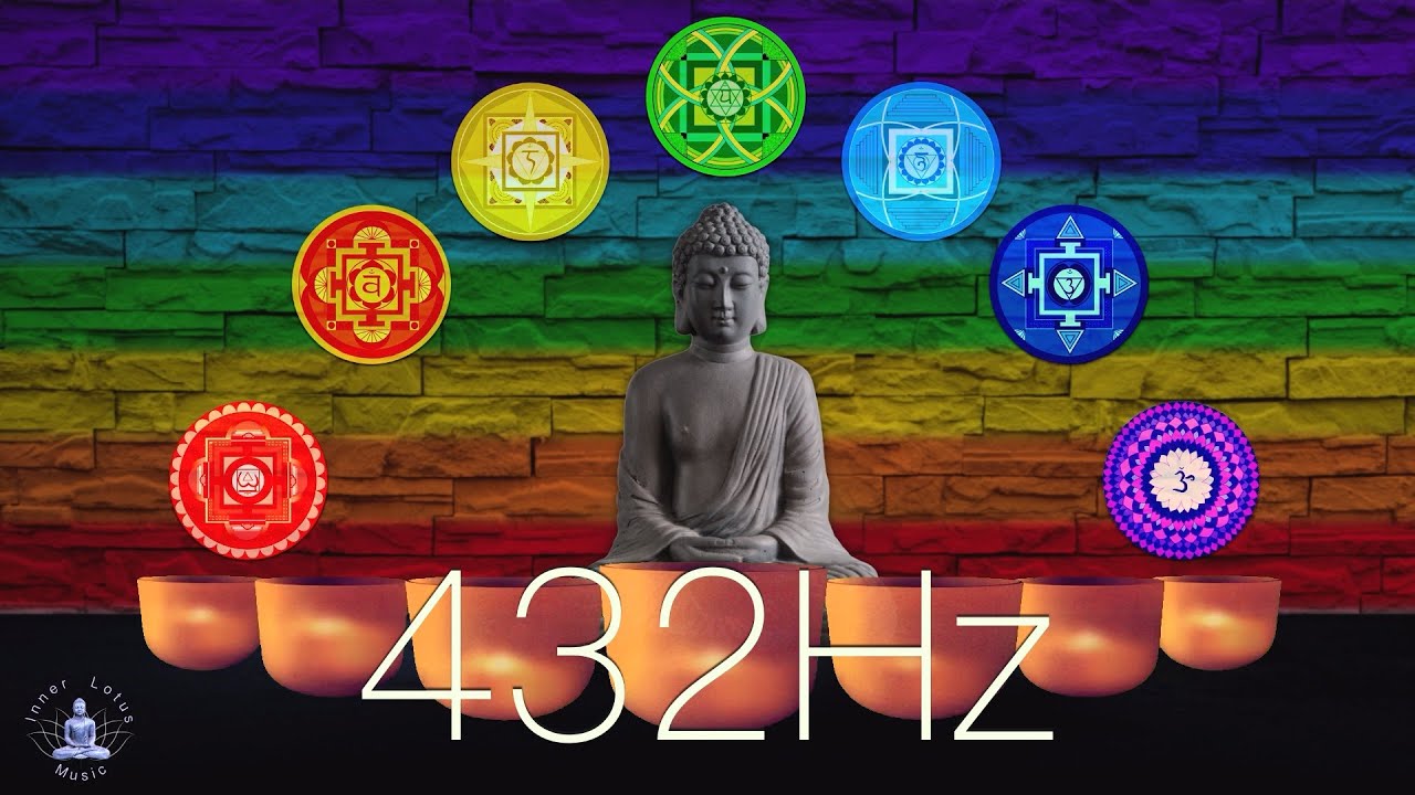 All 7 Chakras Full Opening  Cleansing   Balancing   Crystal Singing Bowls 30 Min    432Hz Meditation