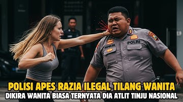 VIRAL‼️POLISI APES TILANG SEORANG WANITA, DIKIRA WANITA BIASA TERNYATA ATLIT TINJU BEGINI NASIBNYA