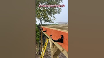 How to install gutters part 1 #diy #plumbing