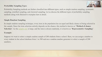 NON-PROBABILITY SAMPLING AND IT