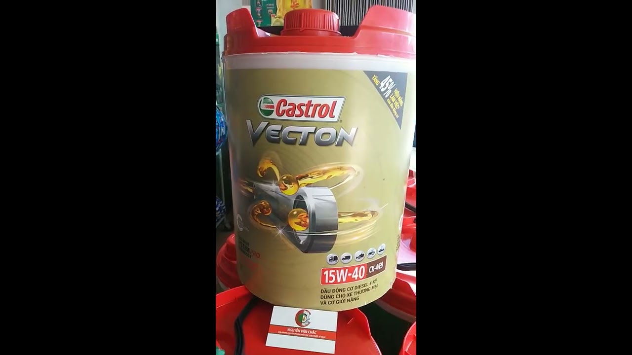 CASTROL VECTON 15W-40 CK-4/E9 - Xô 18 lít