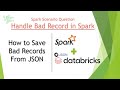 Spark scenario based question  handle bad records in file using spark  learntospark