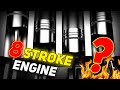 4 to 8 stroke engine: what if you add 4 wasted strokes to engine cycle?