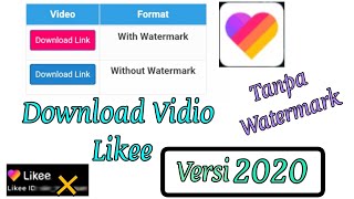 Menyimpan Vidio likee tanpa watermark screenshot 4
