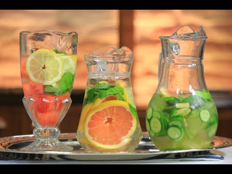 ماء منكه بالفواكه مروة مهنى