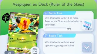 Pokémon TCG Pocket - Vespiquen ex Deck (Ruler of the Skies) | Ruler of the Skies Mission