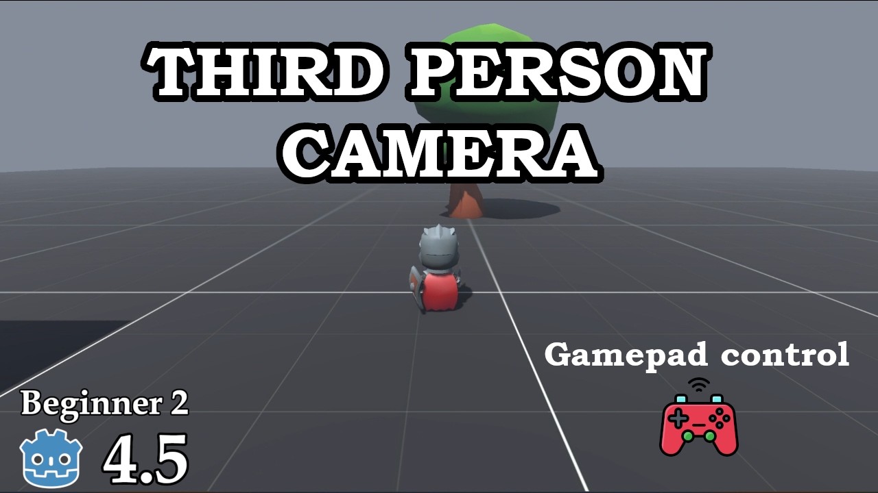 How to create gamepad control for third person camera - Learn Godot 4 ...