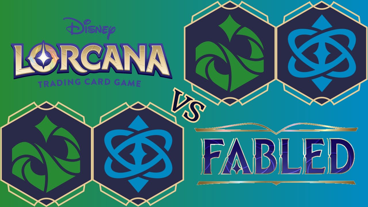 Emerald/Sapphire Control Mirror OTD R3G2 (Lorcana POV Fabled)