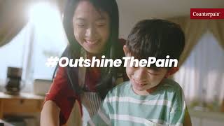 #OutshineThePain with Counterpain Cream.