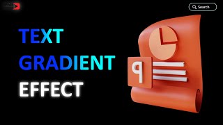 Gradient Text Effect in PowerPoint | Office Mentor #mirza_noman