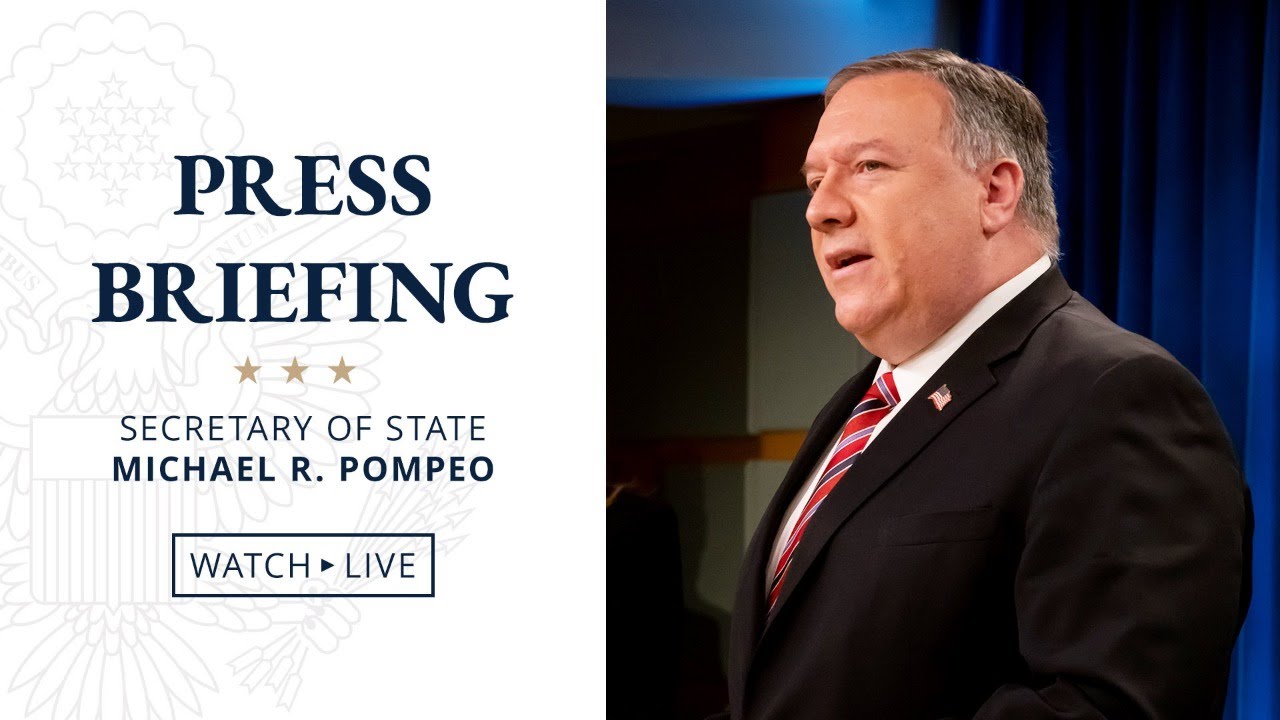 Secretary Michael Pompeo - Press Briefing - 11:00 AM