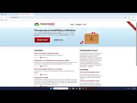 How to Install Ruby 4 on Windows 11 | Complete Step-by-Step Guide