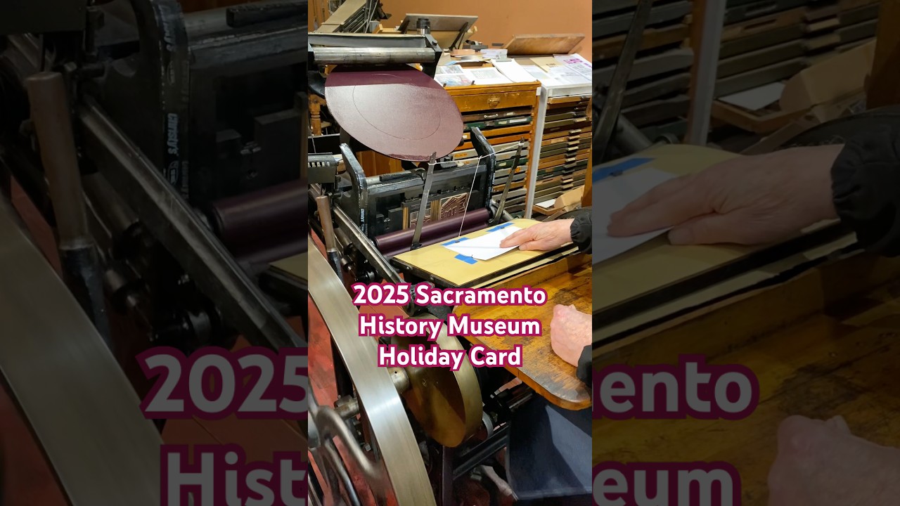 Printing the Sacramento History Museum’s 2025 holiday card (Shorts version) 썸네일
