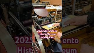 Download Lagu Printing the Sacramento History Museum’s 2025 holiday card (Shorts version) MP3