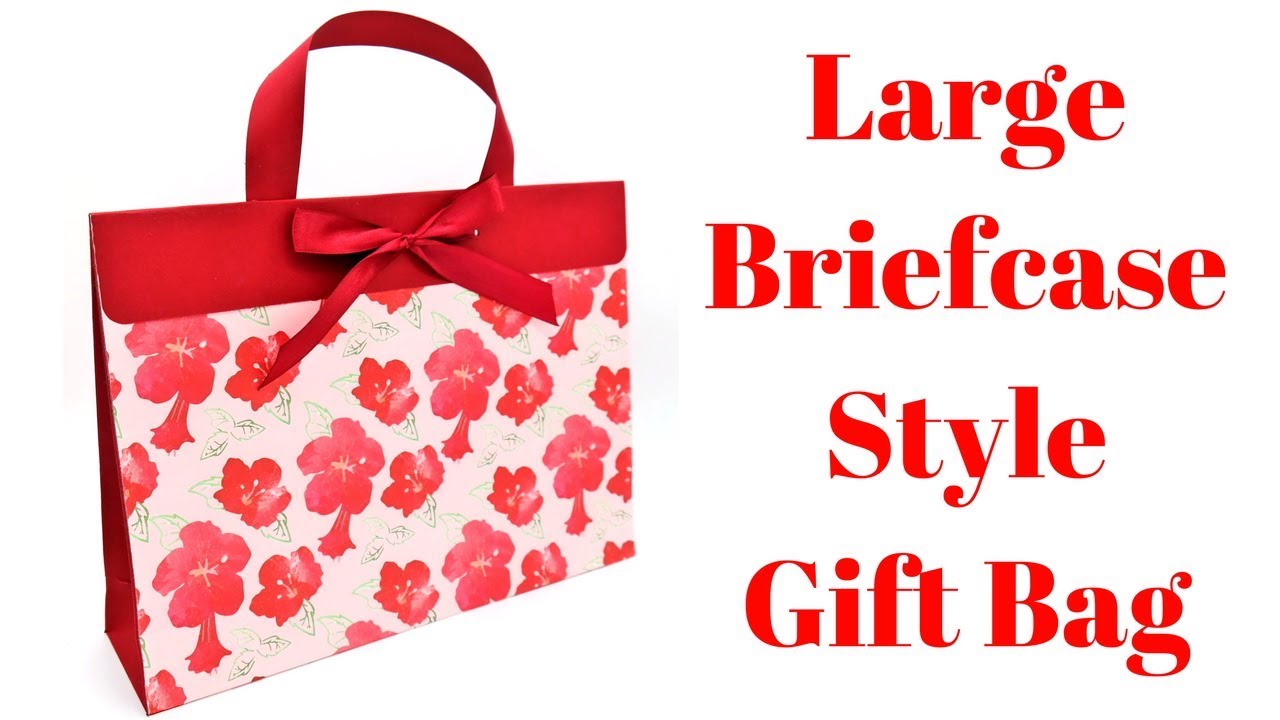 12 x 3 x 9 Large Briefcase Style Gift Bag Original Design YouTube
