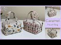 キャラメルポーチバッグ作り方,How To Make Caramel Pouch Bag, Easy Sewing Tutorials, Diy