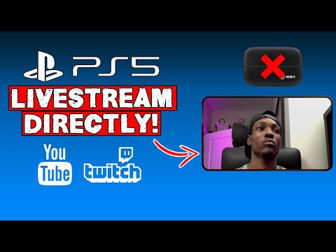 LIVESTREAM to Twitch or YouTube on Playstation 5 | No Capture Card!