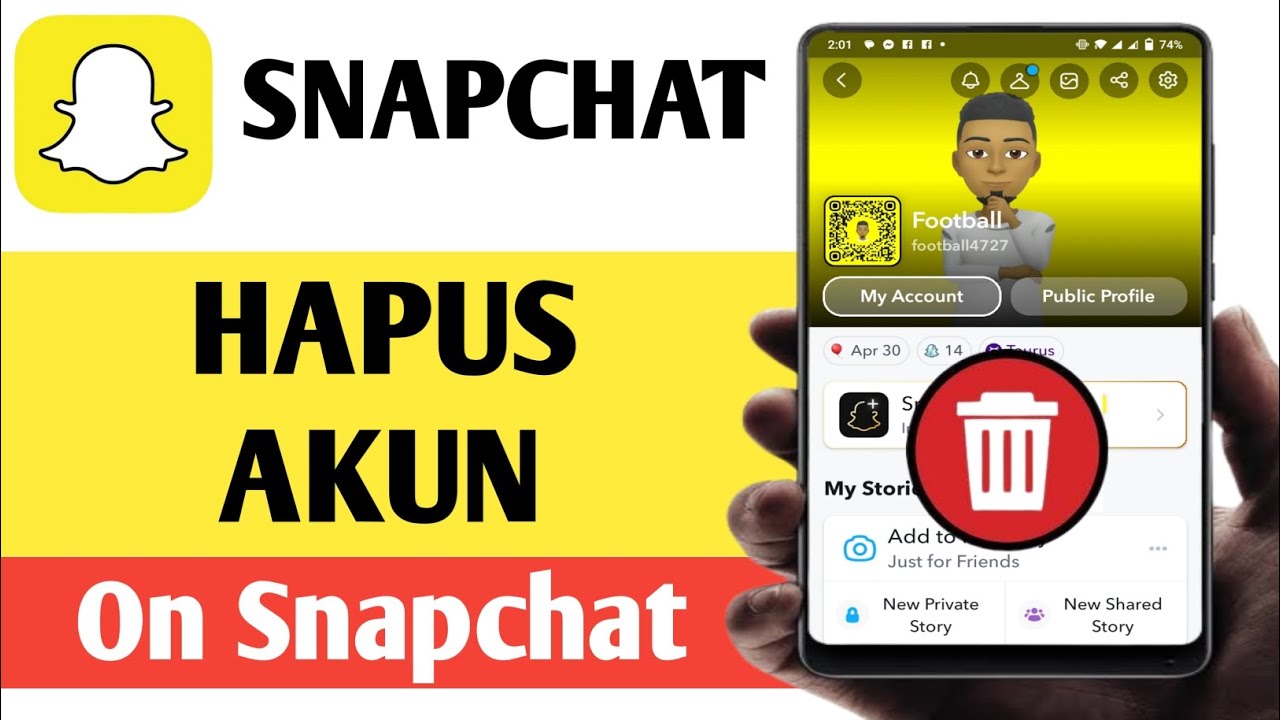 Cara Menghapus Akun Snapchat 2025 YouTube