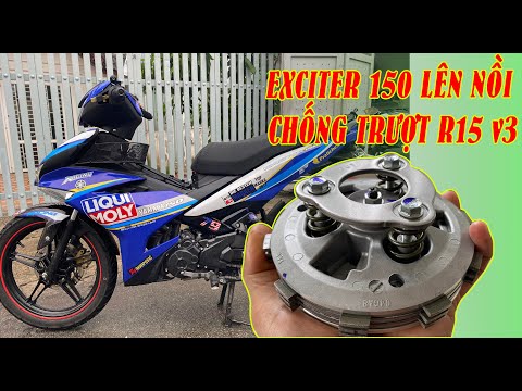 Video EXCITER 150 LÊN NỒI CHỐNG TRƯỢT R15 V3 CHẠY CỰC PHÊ - youtube