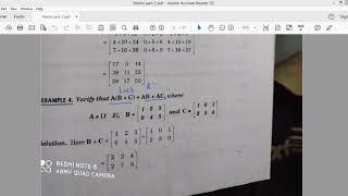 Algebra of Matrices,Lecture-9