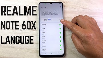 How to Change Language on Realme Note 60x | Easy Guide