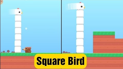 Square Bird Gameplay - Walkthrough #degamer