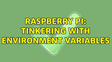 Raspberry Pi: Tinkering with environment variables (2 Solutions!!)