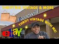 🔴GOODWILL FLIPPER●INTENTIONAL THRIFTING for RESELL on EBAY and MY HOME🔴🛍️👍😄#goodwill