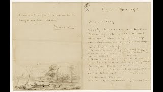 Letter of Vincent van Gogh April 18, 1875