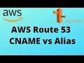 AWS Route 53 CNAME vs Alias Routing | AWS Route 53 CNAME and Alias Demo