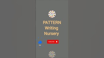 Pattern Writing Nursery ✍️🧒