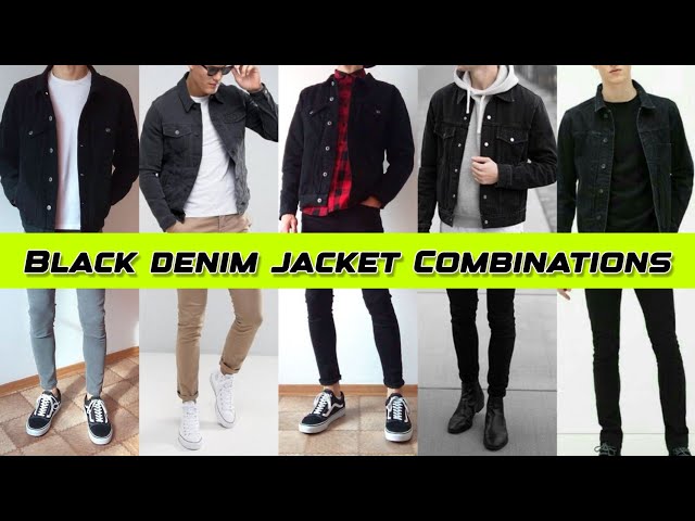 Denim Jacket Outfit Ideas | 10 Ways To Style Denim Jacket For Young Guys In  2023 - YouTube