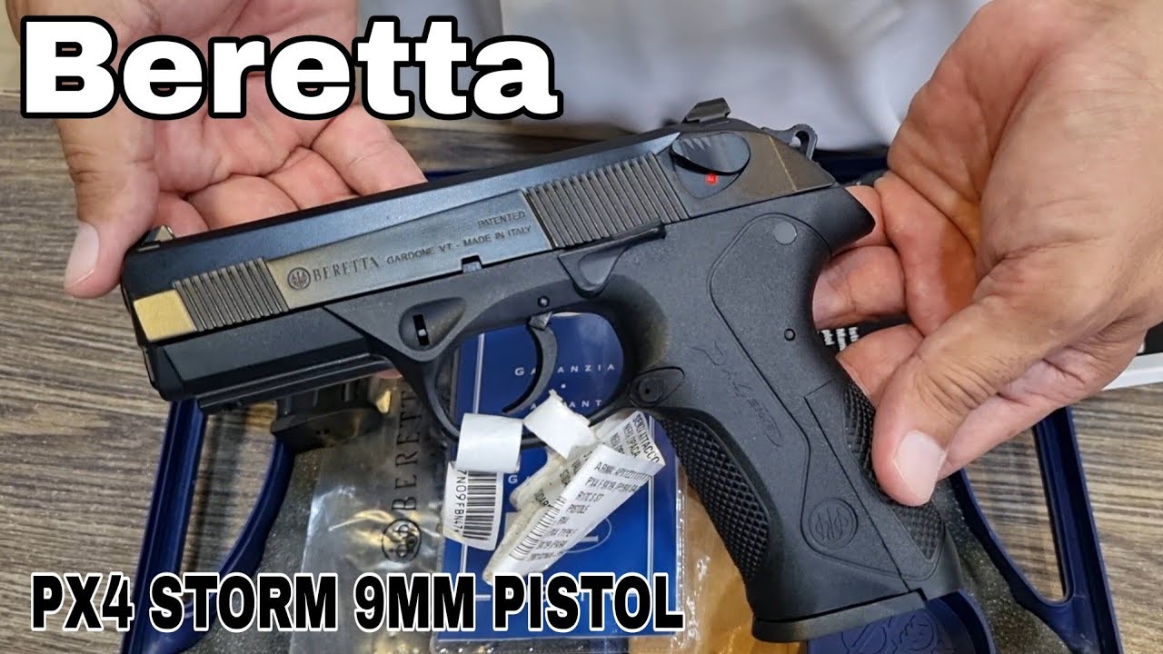 Beretta PX4 Storm 9mm Pistol Review and Unboxing | PX4 Storm made in Italy.