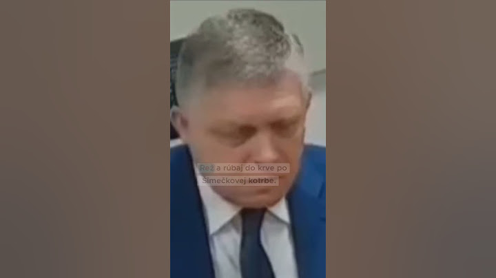 👍 Geniálny herecký výkon Roberta Fica v RTVS. #robertfico #slovensko