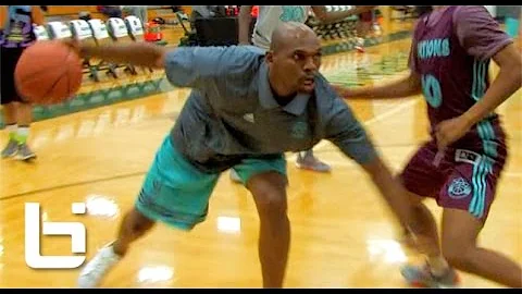 40Yr Old Jerry Stackhouse 1v1 Against HS Players A...