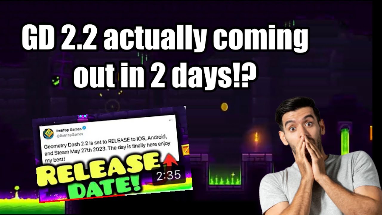 Geometry Dash 2.2 is actually coming out on May 17? [NO JOKE!] - YouTube