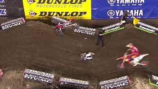 Cole Seely Crash Tampa Supercross Round 8 2018