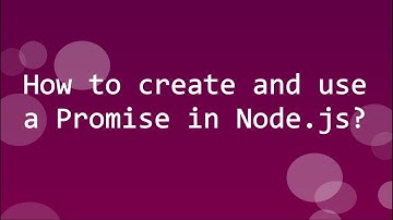 How to create and use a Promise, Chaining in Node.js #nodejs #promise #javascript
