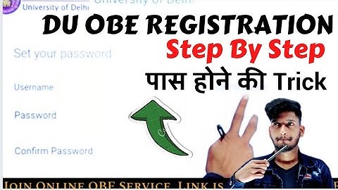 DU SOL OBE Registration Step by step | DU, SOL, NCWEB, REGULAR | Important Questions @dusolclasses