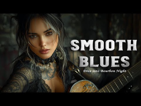 Smooth Blues Music - Relaxing Whiskey Blues played on Guitar and Piano | Dive into Bourbon Night