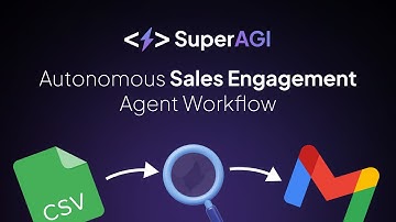 Autonomous Sales Engagement use case solved by SuperAGI AI agent
