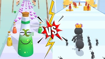 Juice Run Vs Tiny Run All Levels Gameplay Android iOS Walkthrough 3DG99