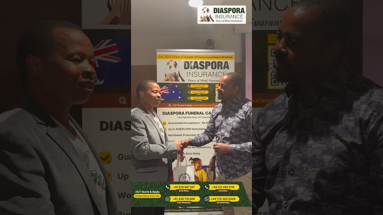 "No More Grieving and Begging, Diaspora Insurance Gives Peace of Mind" - Garikai Bungu